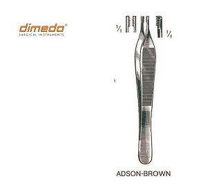 ADSON-BROWN PINCETA 12 cm (7x7 zubaca)