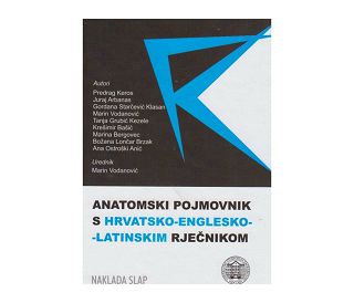 ANATOMSKI POJMOVNIK S HRVATSKO-ENGLESKO-LATINSKIM RJEČNIKOM, Marin Vodanović