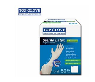 RUKAVICE KIRURŠKE TOP GLOVE S PUDEROM, 50 pari